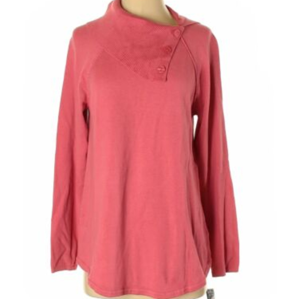 KAREN SCOTT PINK PULLOVER SWEATER